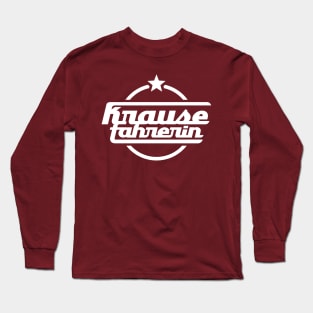 Krause driver logo (white) Long Sleeve T-Shirt